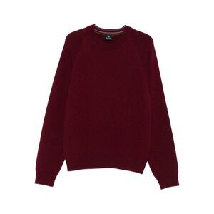 PAUL SMITH Crew Neck Raglan Sleeve Sweater Men BORDEAUX Sweaters & Cardigans